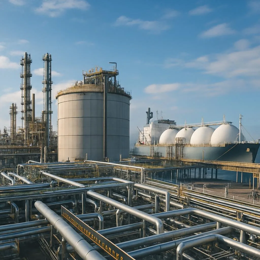 Gas processing and storage infrastructure